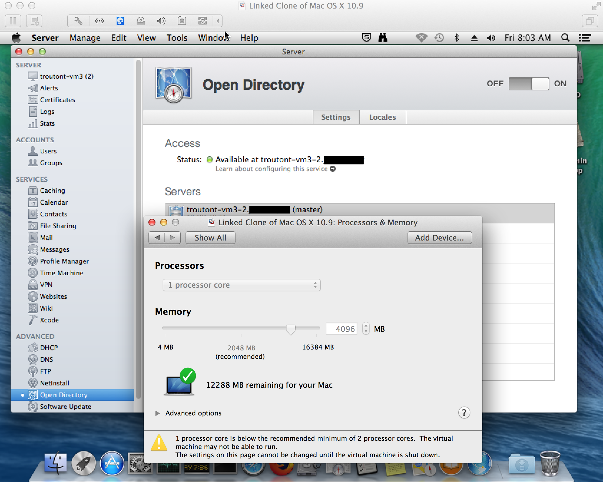 Mac Os Server Open Directory Support For Os X Maverick