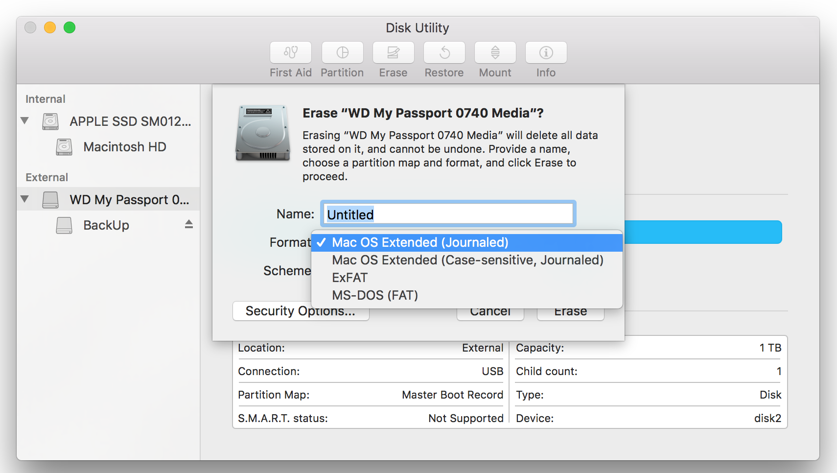 How To Reformat Wd My Passport For Mac Os X